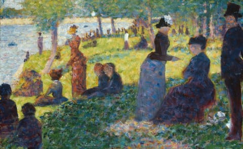 Oil Sketch For ‘La Grande Jatte.’