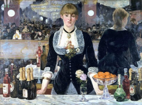 ‘A Bar at the Folies-Bergere’ by Edouard Manet