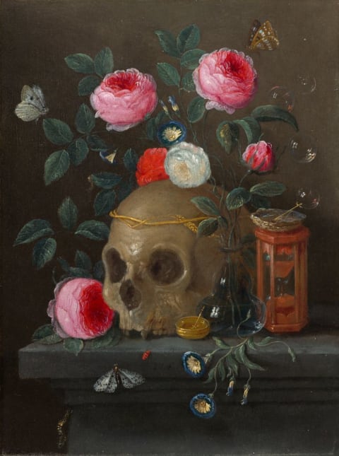 A still life depicting death.