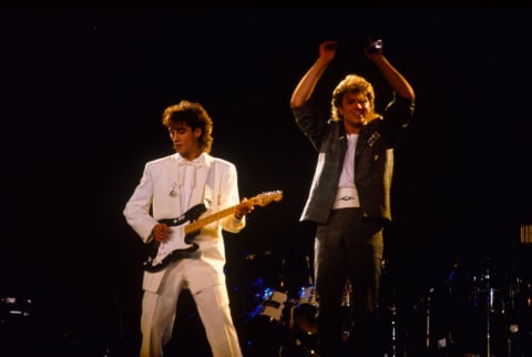 Wham! playing Wembley Arena.