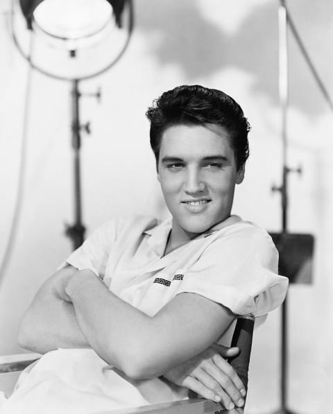 Elvis Presley on the Set of King Creole