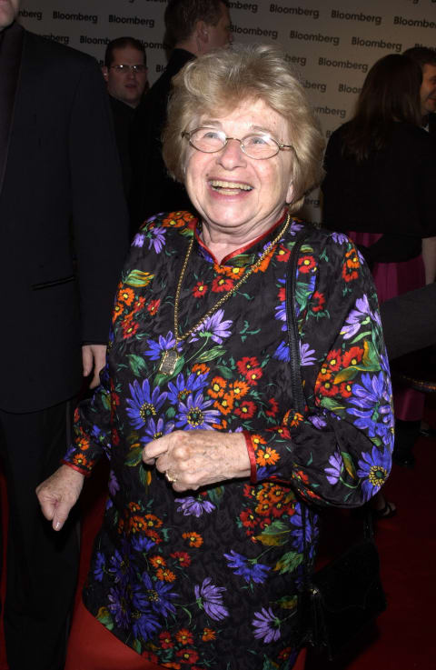 Of her critics, Dr. Ruth said: “I tell them, ‘I respect your opinion [but change] your dial.’”