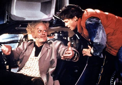 Christopher Lloyd and Michael J. Fox in 'Back to the Future.'