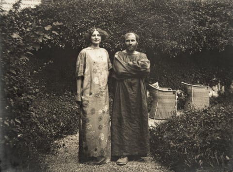 Gustav Klimt and Emilie Floege.