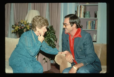 Dr. Ruth spoke with celebrities like Burt Reynolds, too.