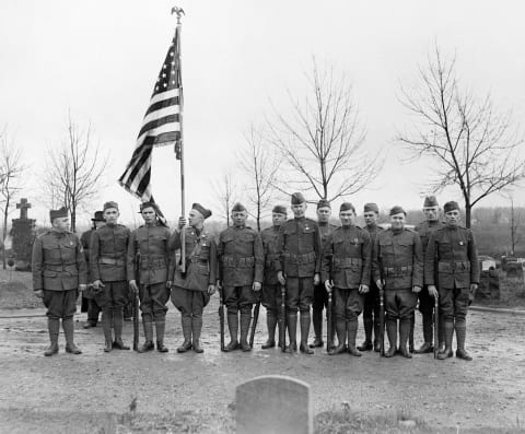 World War I veterans in Chicago, circa 1928