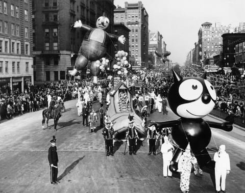 Felix the Cat at a Macy's Thanksgiving Day Parade.