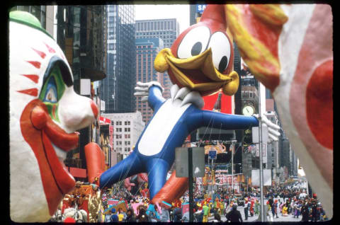 The 69th Macy's Thanksgiving Day Parade.