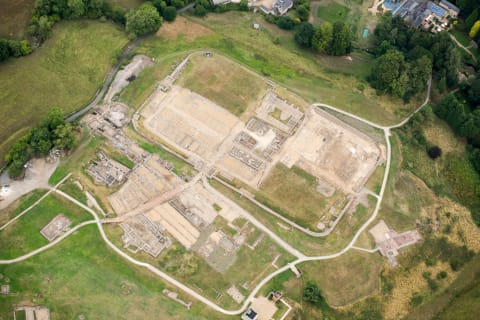 The Vindolanda fort in 2018.