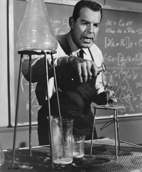 Fred MacMurray in 'The Absent-Minded Professor.'