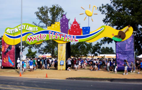 Austin City Limits Music Festival in Austin, Texas.