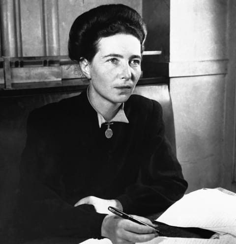 Simone de Beauvoir.