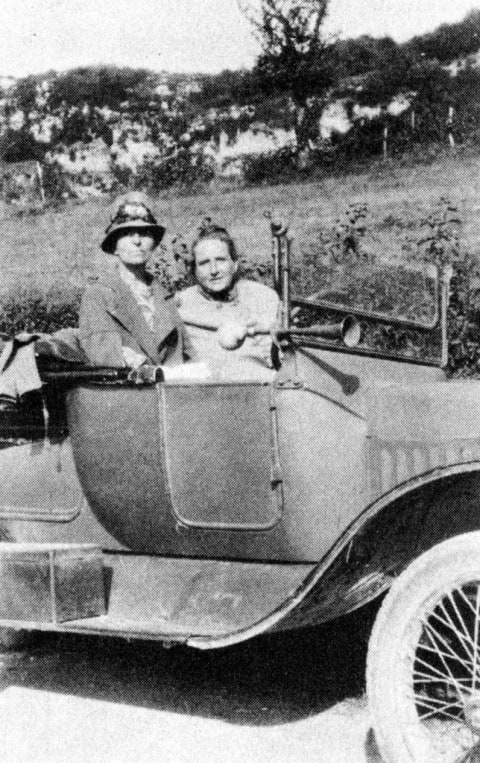 Gertrude Stein and Alice Toklas, circa 1927.