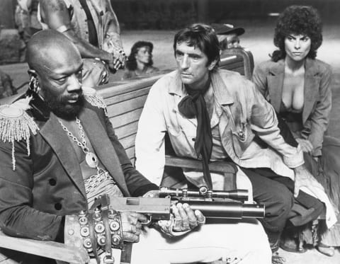 Barbeau alongside Harry Dean Stanton and Isaac Hayes in "Escape from New York." 