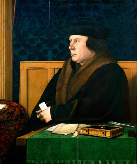 Portrait of Thomas Cromwell by Hans Holbein the Younger.