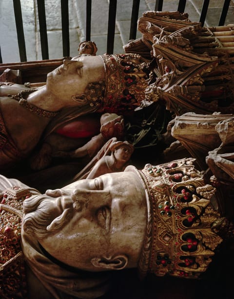 Effigies of King Henry IV and Joan of Navarre.