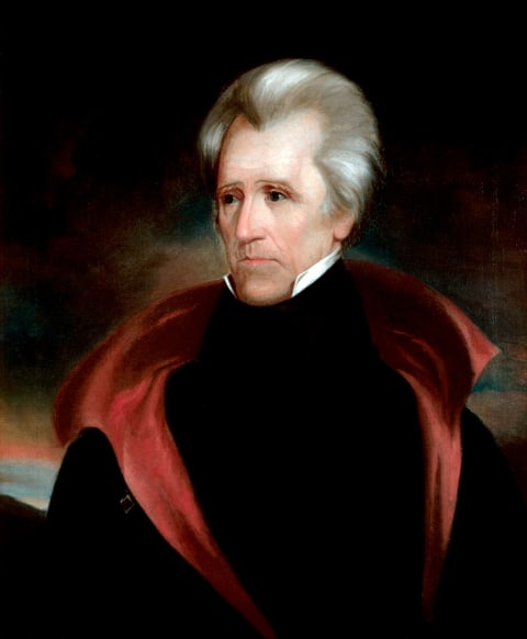 A portrait of Andrew Jackson by Ralph Earl.