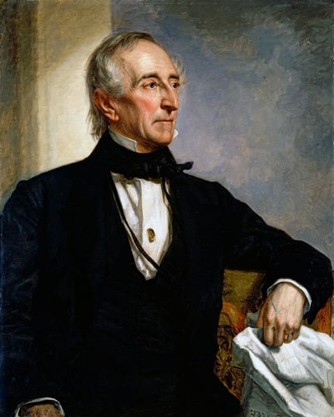 A portrait of John Tyler by George Peter Alexander Healy.