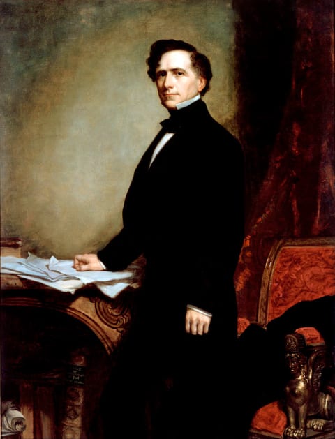 A portrait of Franklin Pierce by George P.A. Healy.