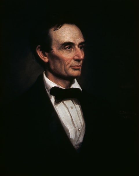 Abraham Lincoln by George Peter Alexander Healy.