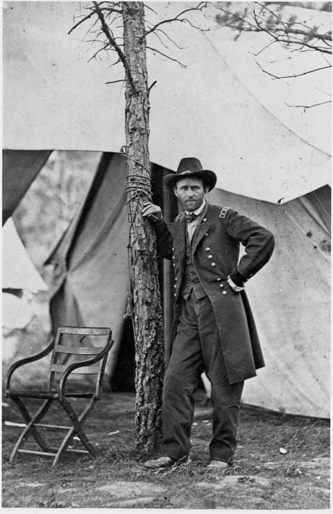 Ulysses S. Grant wearing a military uniform.