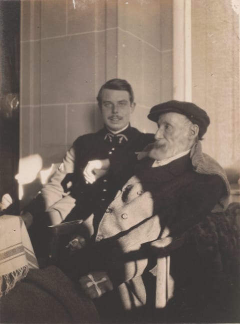 Pierre-Auguste And Jean Renoir.