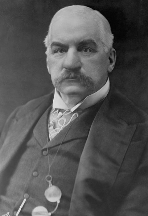 According to some conspiracy theories, J.P. Morgan was behind the sinking of the ‘Titanic.’