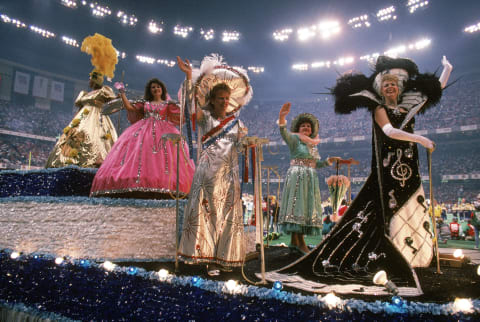 A scene from the Super Bowl XXIV Halftime Show.