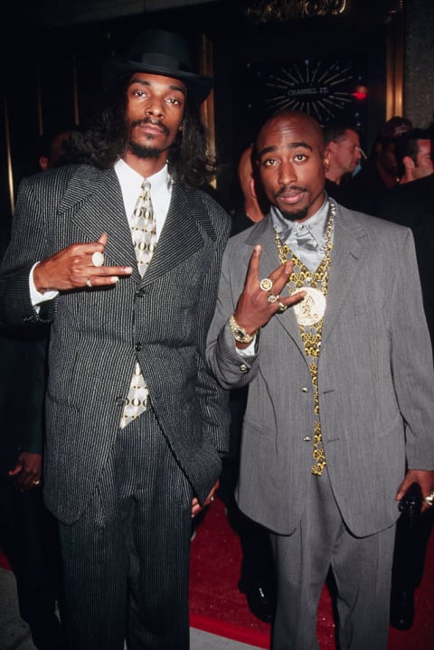 Some rumors claim Tupac (pictured on the right) isn't really dead, either.