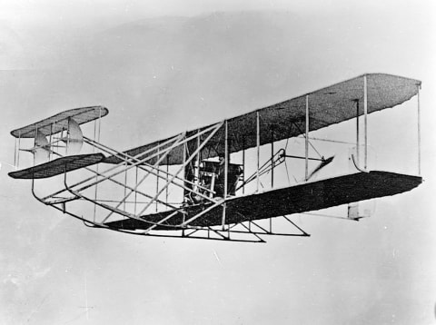 The Wright brothers’ airplane designs were partly based on their bicycles.