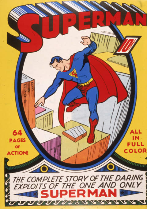 'Superman' Comic Book Cover 