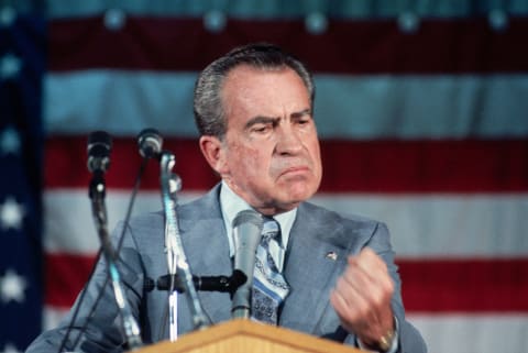 NPR once had “Nixon” announce a new bid for the presidency.