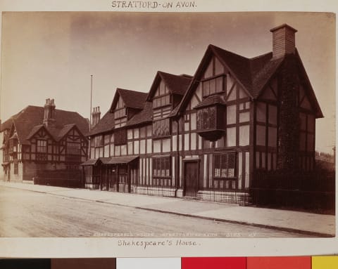 Shakespeare's birthplace in Stratford-Upon-Avon.