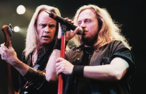 Johnny Van Zant and Rickey Medlocke of Lynyrd Skynyrd.