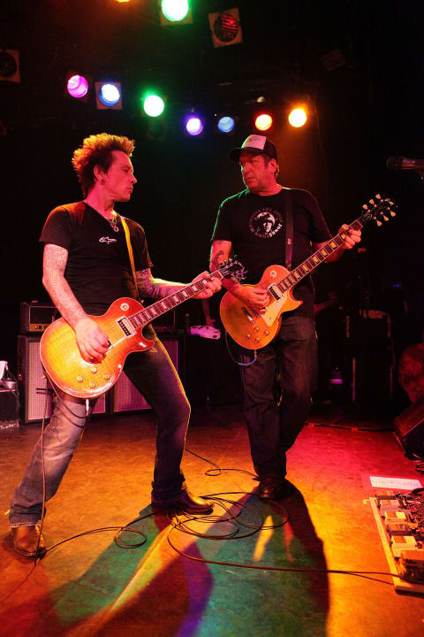 Billy Morrison and Steve Jones of the Freddy Jones Band.