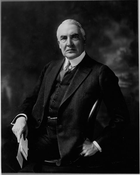 President Warren G. Harding.