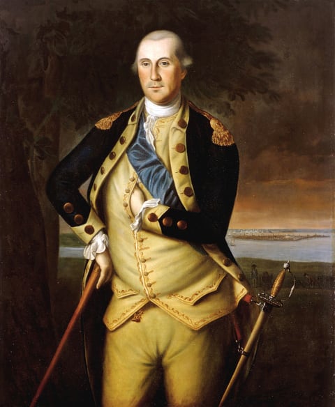 George Washington by Charles Willson Peale.