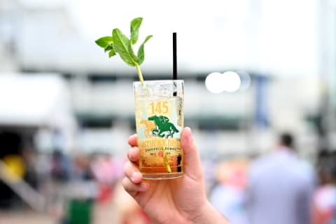 A mint julep at the 145th Kentucky Derby.