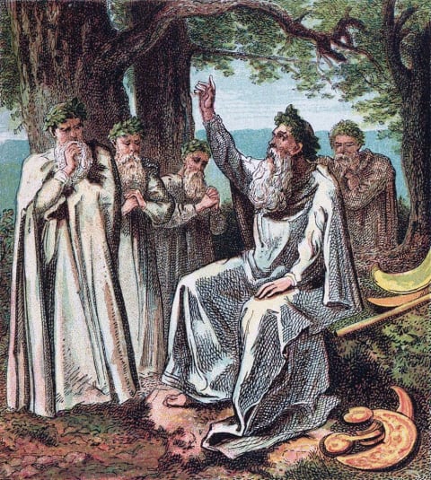 Druids (From: Pictures of English History), 1868