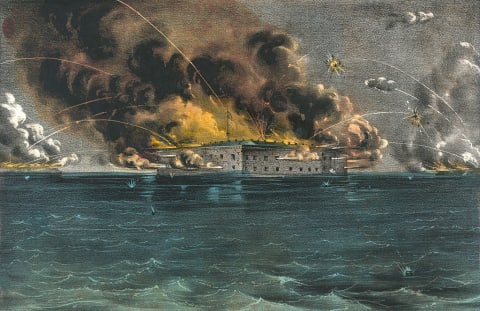 Bombardment of Fort Sumter, Charleston Harbor