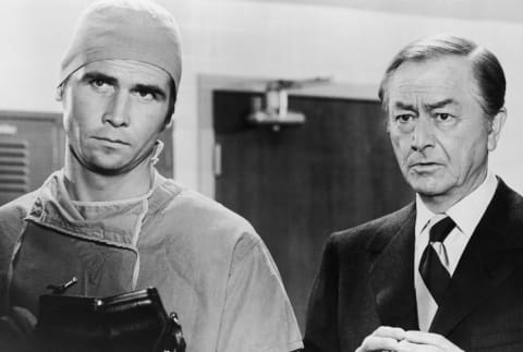 Brolin, seen here on the left, was mostly known for his television work at the time, including a starring role on the ABC medical drama, "Marcus Welby, M.D."