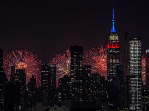 Fourth of July celebrations in New York City.