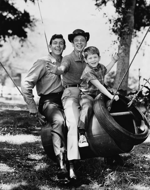 Andy Griffith, Don Knotts, and Ron Howard. 