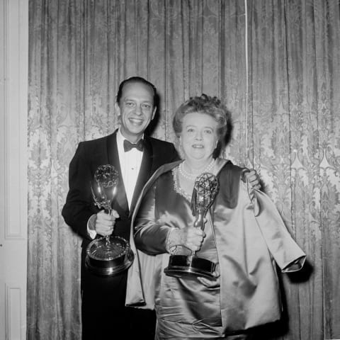 Don Knotts, seen here with co-star Frances Bavier, won five Emmy awards between 1961 and 1967 for his work on "The Andy Griffith Show." 