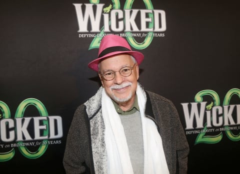 Gregory Maguire at the 20th-anniversary celebration of 'Wicked' on Broadway.