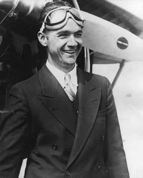 Howard Hughes in his aviation days.