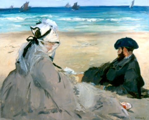 ‘At the Beach’ (1873) by Edouard Manet.