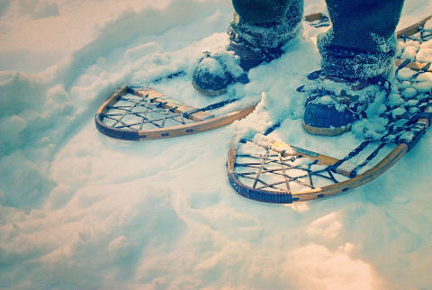 In the Ojibwe language, snowshoes are considered animate.