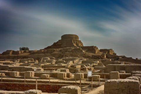 Mohenjo-daro in Pakistan.