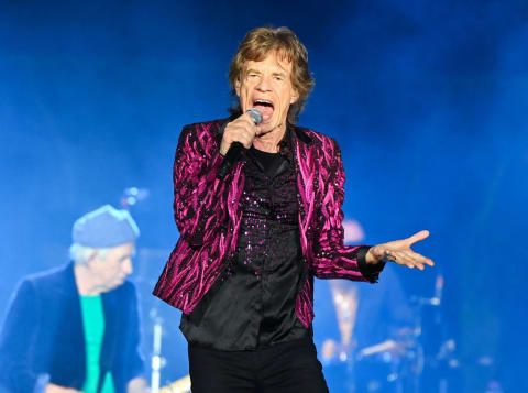 Mick Jagger of The Rolling Stones.